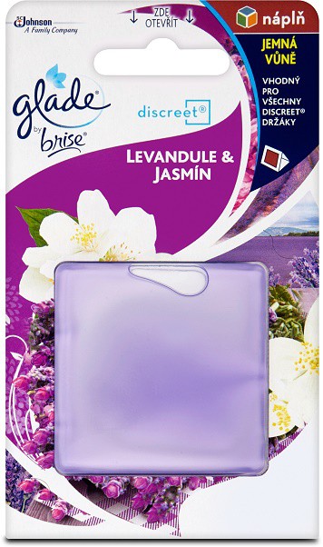 Glade Discreet Levandul&Jasmín 8g NN | Čistící, dezinf.prostř., dezodoranty - Osvěžovač vzduchu Glade Discreet Levandul&Jasmín 8g NN | Čistící, dezinf.prostř., dezodoranty - Osvěžovač vzduchu